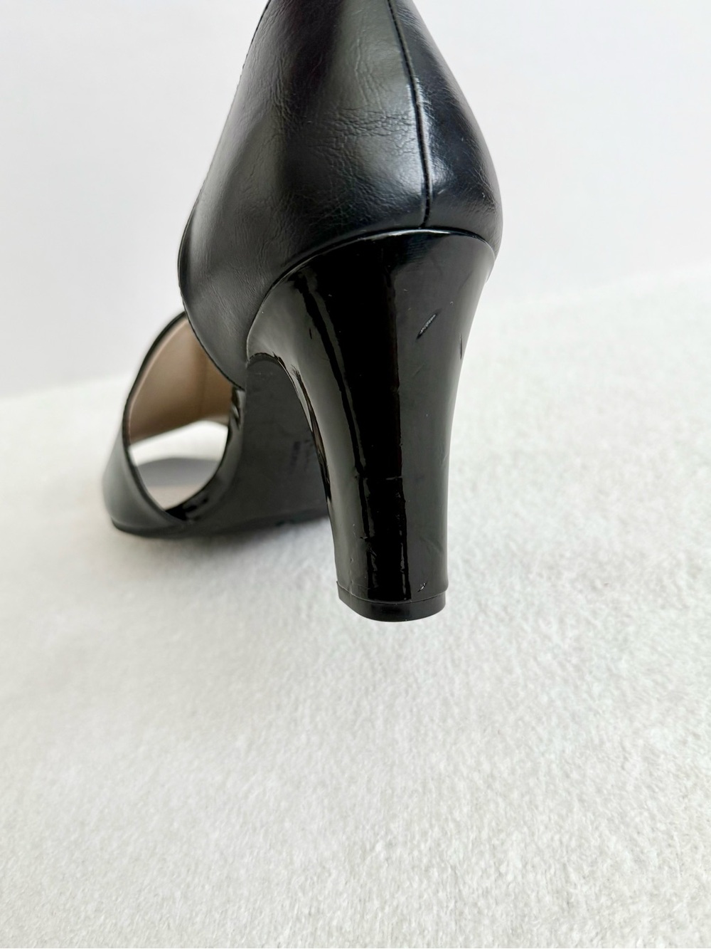 LifeStride Black Peep Toe Block Heel Pumps Women’s 11 Classic Comfort Office - Picture 8 of 9